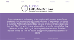 Desktop Screenshot of employer-law.com